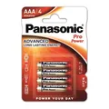 Produktbild: 4 x Panasonic Alkaline Pro Power AAA MN2400 LR03 Micro1,5V - 1 x 4er VPE