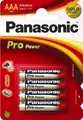 Produktbild: Panasonic Pro Power Gold AAA LR03 Micro Batterie 1,5V 4er-Blister