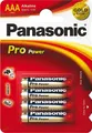 Produktbild: Panasonic Batterie PRO Power LR03 AAA Micro VPE: 4 Stk.