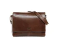 Produktbild: SID & VAIN Messenger Bag SPENCER groß Laptop-Tasche 15 Zoll echt Leder, Umhaengetasche Laptop Fach Herren Damen Schultertasche hell-braun
