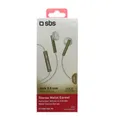 Produktbild: SBS In-Ear-Kopfhörer Metall Gold Kabel Annahmetaste Regulierungstaste