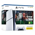 Produktbild: Sony PS5 Konsole SLIM Disc Ed E-Chassis 1TB + EA FC26 - Schwarz/Weiß