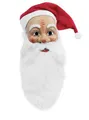 Produktbild: Metamorph Verkleidungsmaske Nikolausmaske - Weihnachtsmann mit Bart Perücke, Santa Claus im Handumdrehen - Kunststoffmaske mit allem drum und dran