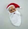 Produktbild: Weihnachtsmannmaske mit Bart für Feste Karneval und Mottopartys Herren