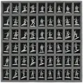 Produktbild: Feldherr AG035ZC02 - 35 mm Schaumstoffeinlage mit 54 Fächern für Zombicide Brettspiel Box (Schaumstoff) (AG035ZC02)