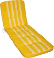 Produktbild: Herlag Liegenauflage Tilly 200x65x7cm Blockstreifen Gelb-Gestreift Fleckschutz