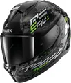 Produktbild: SHARK HELMETS Motorradhelm SHARK RIDILL 2 MOLOKAI KSG, schwarz silber grün, Gr. M