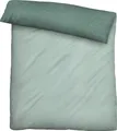 Produktbild: Biberna Melange Flanell-Wendebettwäsche 0840500-431, Größe 135x200 cm,minze