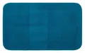 Produktbild: Gözze Badematte Badvorleger Badteppich Badläufer Mikrofaser blau 50 x 70 cm