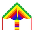 Produktbild: Ecoline Flug-Drache Ecoline Kinderdrachen Simple Flyer Rainbow 85cm