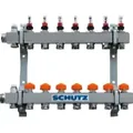 Produktbild: Schütz Heizkreisverteiler Typ Dynomatic Komfort 90-3 Edelstahl 2 HK Nr. 4037250 ...