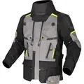 Produktbild: LS2 Apollo wasserdichte Motorrad Textiljacke, schwarz-grau-gelb, Größe 4XL für Männer