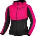 Produktbild: SHIMA Daybreaker Damen Motorrad Zip Hoodie, schwarz-pink, Größe XL