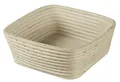 Produktbild: Birkmann Gärkörbchen Gärkorb für Brot Teig Korb Peddigrohr quadratisch 25x25 cm