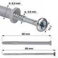 Produktbild: ø6-8mm, 40-100 mm Nageldübel Zylinderkopf SM Schlagdübel Dübel Trockenbau