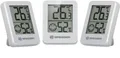 Produktbild: Bresser Thermometer Hygrometer Temperatur Raumklima Indikator Weiß 3er Set