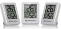 Produktbild: Bresser 3er Set Digitales Raumthermometer Hygrometer, weiß