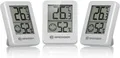 Produktbild: Bresser Thermometer Hygrometer Temeo Hygro Raumklima-Indikator 3er Set weiß