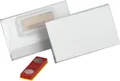 Produktbild: Namensschild Durable, verdrehsicher, Magnetbefestigung, 25 Stück, 40 x 75 mm, transparent 659308