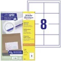 Produktbild: AVERY Zweckform 3660 Universal Etiketten (800 Klebeetiketten, 97x67,7mm auf A4, Papier matt, bedruckbare Versandetiketten, selbstklebende Versandaufkleber mit ultragrip) 100 Blatt, weiß