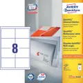 Produktbild: AVERY Zweckform Etiketten 3660 weiß 97,0 x 67,7 mm, 100 Blatt