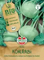 Produktbild: BIO Kohlrabi 'Noriko' - Brassica oleracea, weiß, Samen, 81143