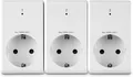 Produktbild: REV 00834514  , 3 Funksteckdosen mit Fernbedienung. Bis 25m, 1000W/St., weiss
