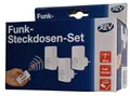 Produktbild: REV Funk Steckdosen Set weiß : 3 Funksteckdosen mit Fernbedienung für Innen