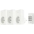 Produktbild: REV Funkschalt-Set Standard 3+1 ws 00834514 Funk-Steckdosen-Set 4teilig