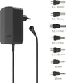 Produktbild: Hama Universal Netzteil 223616 | Schaltnetzteil 1500mA 24W | regelbar 9-24V | 7 Adapter | Überlastschutz