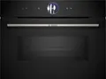Produktbild: Bosch CMG7761B1 - Serie 8 Backofen mit Mikrowelle mit 5 Jahre Garantie, Schwarz, 4D Heissluft, Pyrolyse, 60 x 45 cm