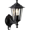 Produktbild: Brilliant Carleen 91019A06 Außenwandleuchte mit Bewegungsmelder LED E27 Schwarz