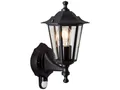 Produktbild: Brilliant Außen-Wandleuchte Carleen, Bewegungsmelder, Lampe, Carleen Außenwandleuchte Bewegungsmelder schwarz, 1x A60, E27