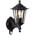 Produktbild: BRILLIANT Lampe, Carleen Außenwandleuchte Bewegungsmelder schwarz, 1x A60, E27,