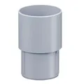 Produktbild: INEFA Fallrohr Verbinder, PVC DN85 / 85mm Grau Ablaufrohrverbinder Dachrinnenzubehör, einfache Steckmontage, Made in Germany