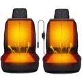 Produktbild: 2x Auto Sitzheizung 12V DeLuxe 2 Heizstufen Universal Sitzauflage Heizkissen DE