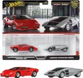 Produktbild: 1:64 Hot Wheels 2025 Premium 2-Pack 979R Lamborghini Countach + Lancia Stratos Z