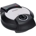 Produktbild: Severin Waffelautomat Edelstahl gebürstet, schwarz Waffeleisen 1300 W