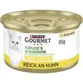 Produktbild: Gourmet Nature's Creation Katzennassfutter in Gelee naturbelassen, Huhn, 12er Pack (12 x 85g)