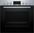 Produktbild: Bosch HEA513BR3 - Serie 4 Einbauherd mit 5 Jahre Garantie, Edelstahl, 3D Heissluft, 60 x 60 cm