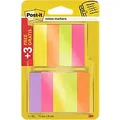 Produktbild: Post-it Index-Haftstreifen Rechteckig 1,5 x 5 cm Farbig sortiert 670P63 9 Stück à 100 Streifen