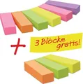 Produktbild: Post it Haftnotizen-Blöcke Page Marker 670-6, 15 x 50 mm, 6 Stück + 3 Haftnotizen-Blöcke GRATIS 162298