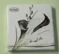 Produktbild: 20 Servietten Calla Blumen schwarz weiß  1 Packung OVP Weidenkätzchen Motivservi