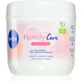 Produktbild: Nivea Family Care leichte feuchtigkeitsspendende Creme für Gesicht, Hände und Körper 450 ml
