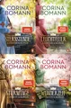 Produktbild: Corina Bomann Die Waldfriede-Saga Band 1-4 plus 1 exklusives Postkartenset
