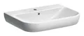 Produktbild: Geberit Smyle Waschtisch mit Hahnloch mit Überlauf 650 mm x 480 mm - Weiß