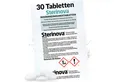 Produktbild: JB White Chlortabletten JB White Puritabs Sterinova 30x Rudergerät Wasser Tabletten je 25L, (Spar-Set, 5x 6 Tabletten), für Waterrower, tötet Bakterien und Algen, entkeimt Trinkwasser