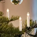 Produktbild: Lichterkette Weihnachtsbaum innen 30 teilig, Germany, Riffelkerzen, Glühfaden 813012 - Weiß
