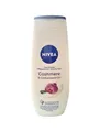 Produktbild: NIVEA Duschgel mit Cashmere & Cotton Oil (250 ml), Duschgel mit Vitamin C, E und wertvollen Ölen, schützt die Haut vor dem Austrocknen und macht sie fühlbar glatt