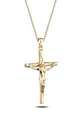 Produktbild: Halskette Damen Kreuz Anhänger Glaube Religion Klassisch in 925 Sterling Silb...